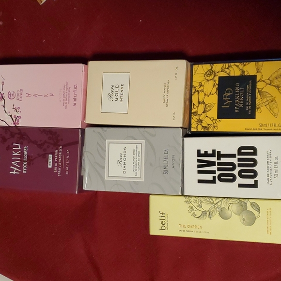 Avon perfume shower gel and lotion bundles